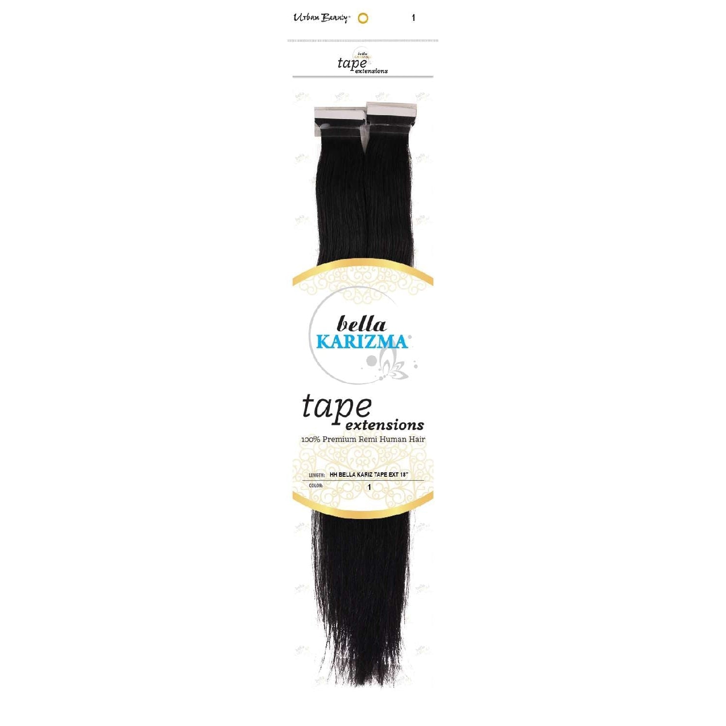Human Hair Bella Karizma Tape Hair Extension 18 Inch 1 Human Hair Bella Karizma Tape Hair Extension 18 Inch 1