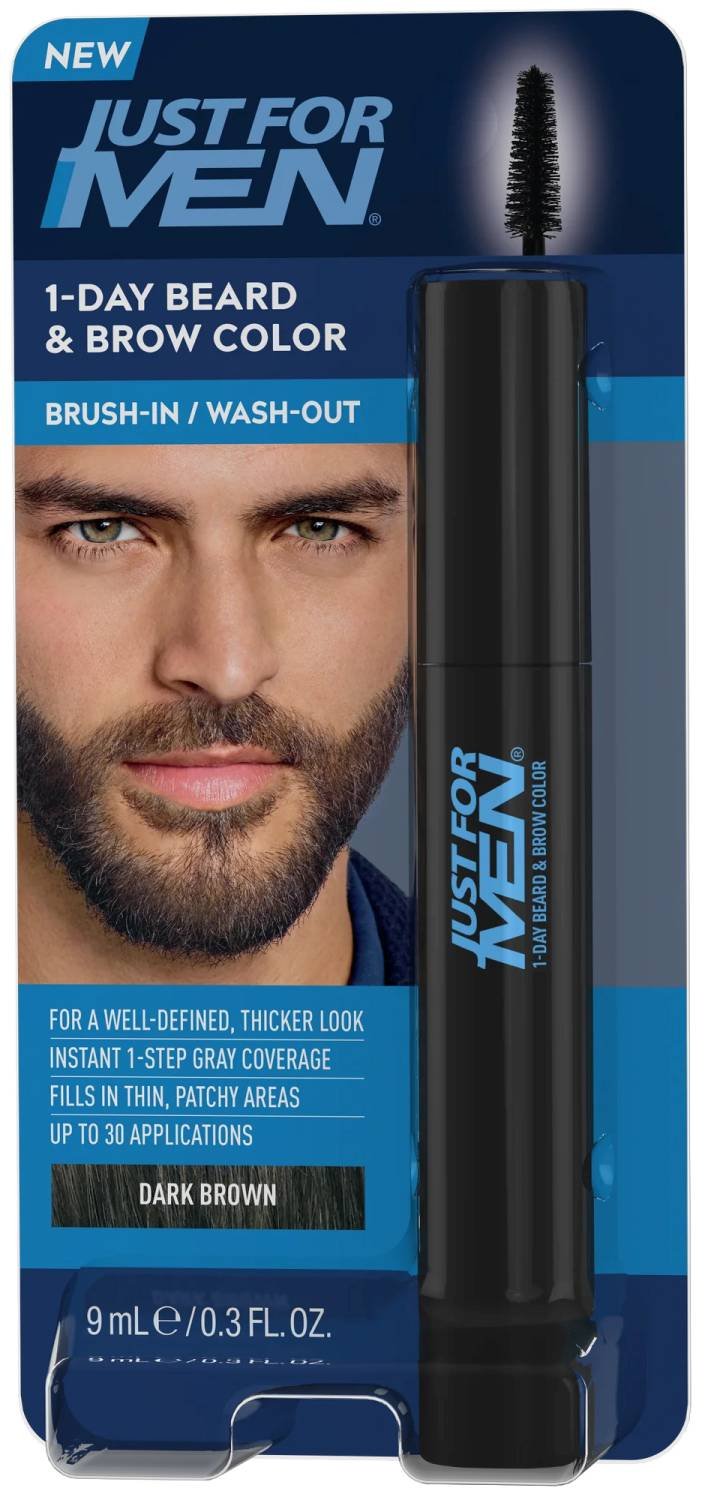 Just For Me Beard & Brow 1 Day Color Dark Brown Just For Me Beard & Brow 1 Day Color Dark Brown