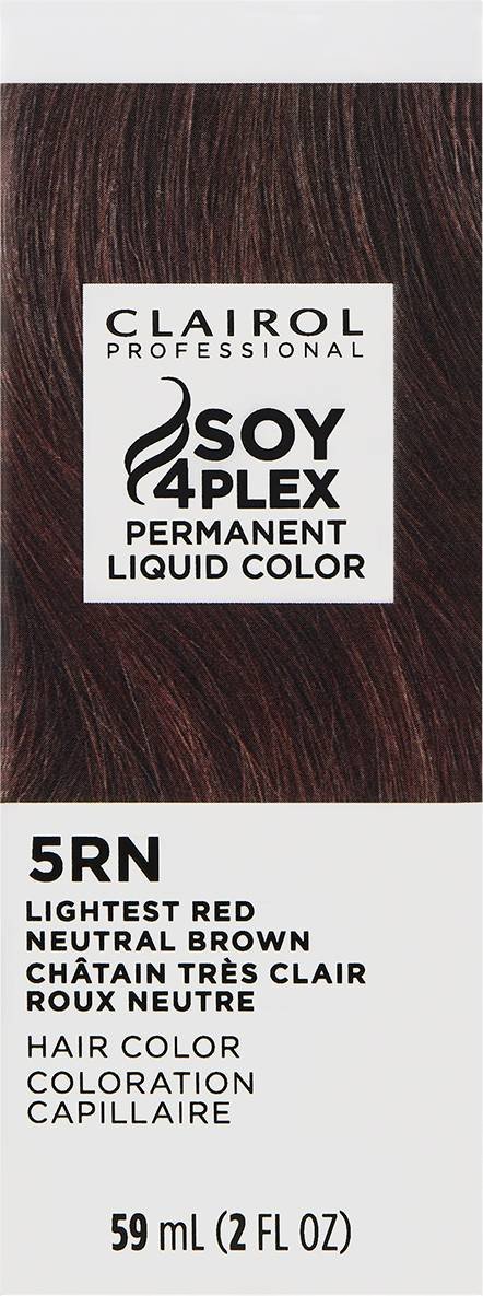 CLAIROL PERMANENT LIQUID 5RN LIGHTEST RED NEUTRAL BROWN CLAIROL PERMANENT LIQUID 5RN LIGHTEST RED NEUTRAL BROWN