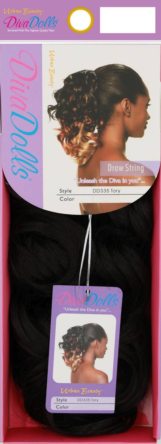 Synthetic Drawstring Diva Dolls DD335 — Tory Color #2 Synthetic Drawstring Diva Dolls DD335 — Tory Color #2