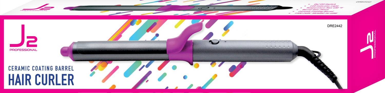 J2 HAIR TOOL CURLING IRON HAIR CURLER J2 HAIR TOOL CURLING IRON HAIR CURLER