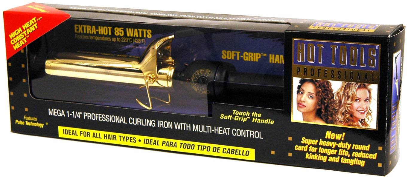 HOT TOOLS GOLD SPRING CURLING IRON HOT TOOLS GOLD SPRING CURLING IRON