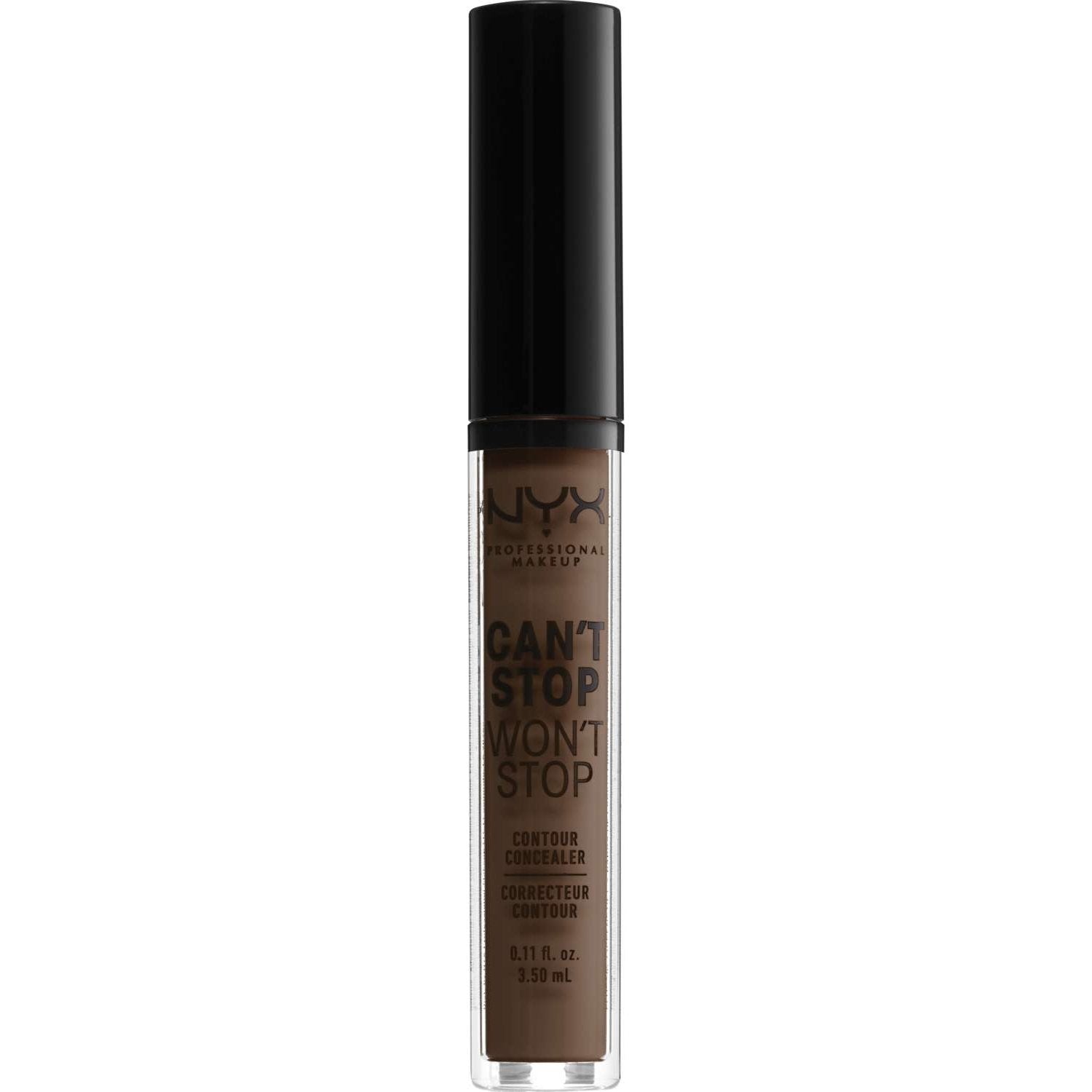 NYX Cant Stop Wont Stop Contour Concealer 22 - Deep 0.11 Fl Oz NYX Cant Stop Wont Stop Contour Concealer 22 - Deep 0.11 Fl Oz