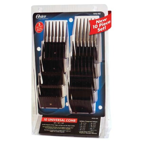 Oster 10-Piece Universal Combs Pouch Set Oster 10-Piece Universal Combs Pouch Set