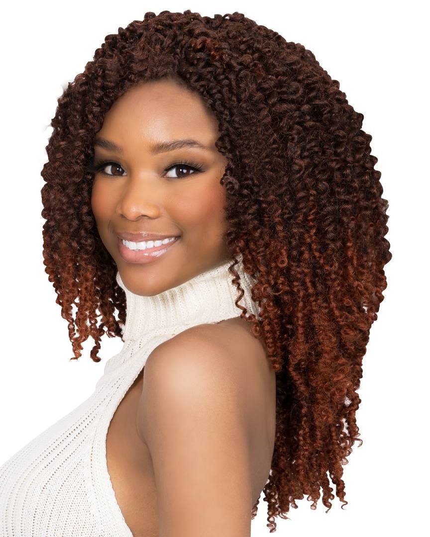 SYN GINGER CURL BRAID 12-#1B SYN GINGER CURL BRAID 12-#1B