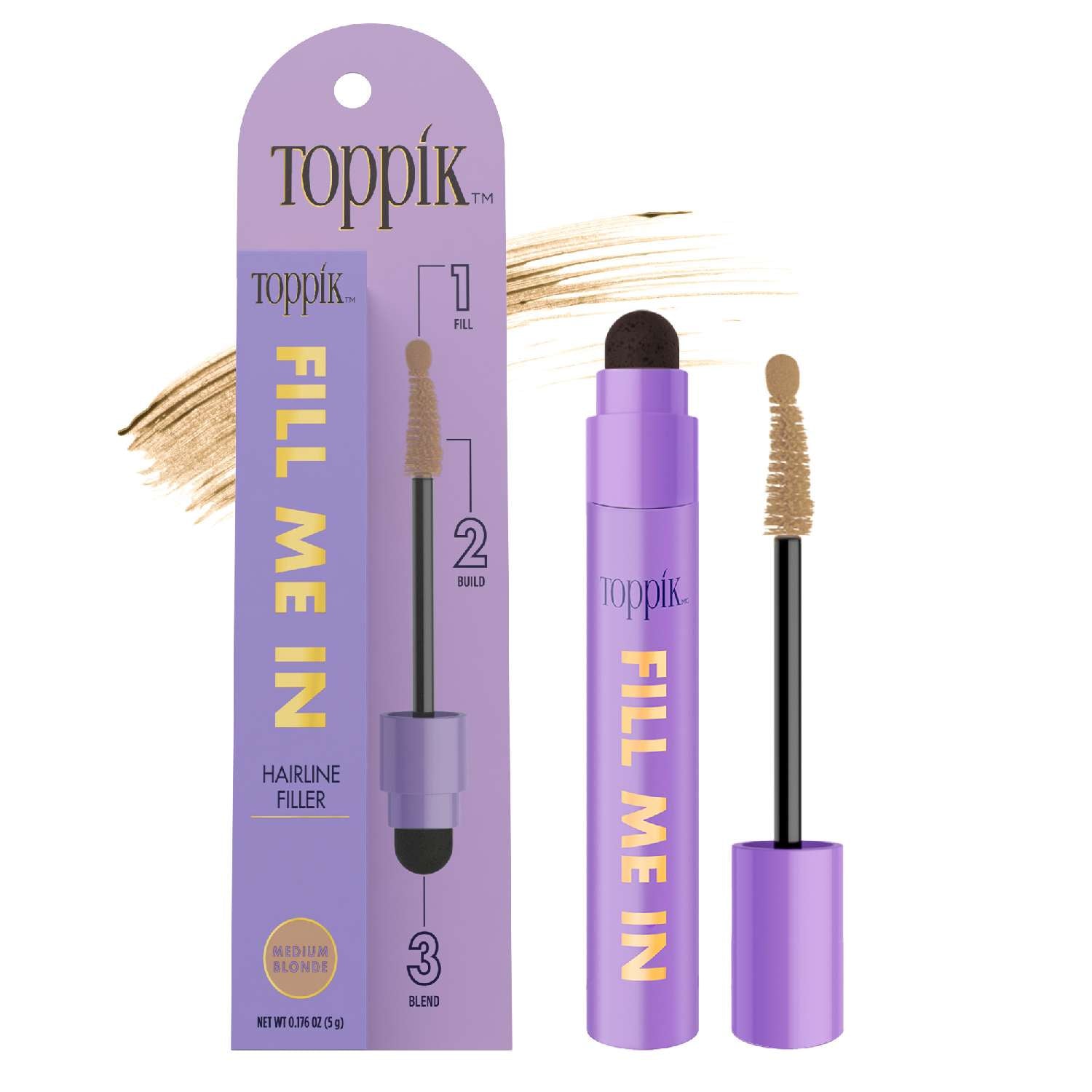 Toppik Fill Me In Hairline Filler Medium Blonde Toppik Fill Me In Hairline Filler Medium Blonde