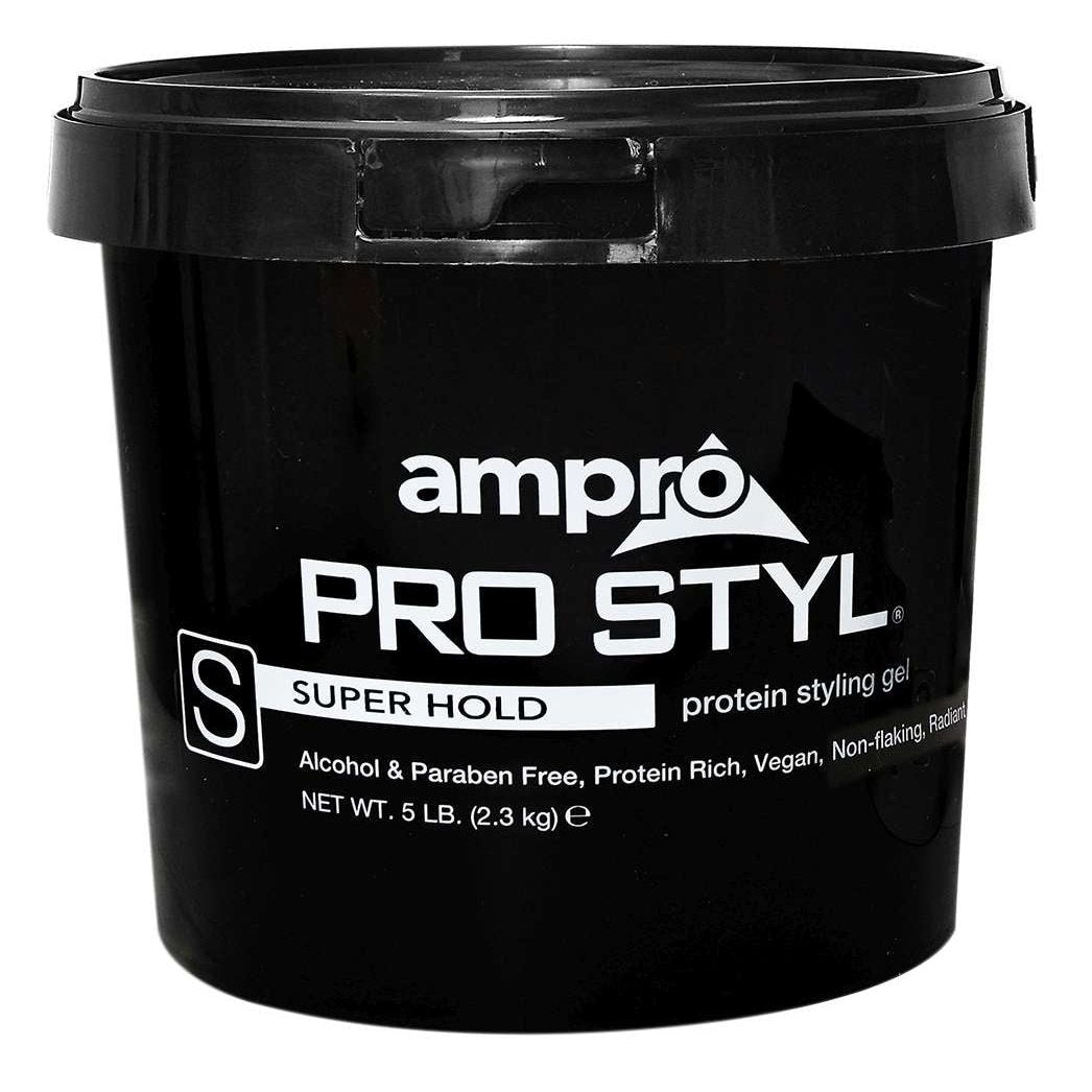 Ampro Styling Gel Protein Black-Super Hold Ampro Styling Gel Protein Black-Super Hold