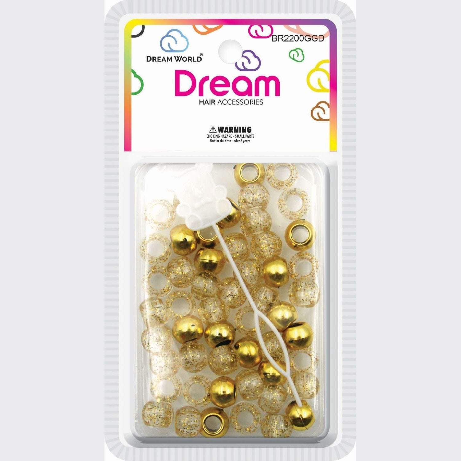 Chloe Bead 2200 Round Glitter Gold Assort Chloe Bead 2200 Round Glitter Gold Assort