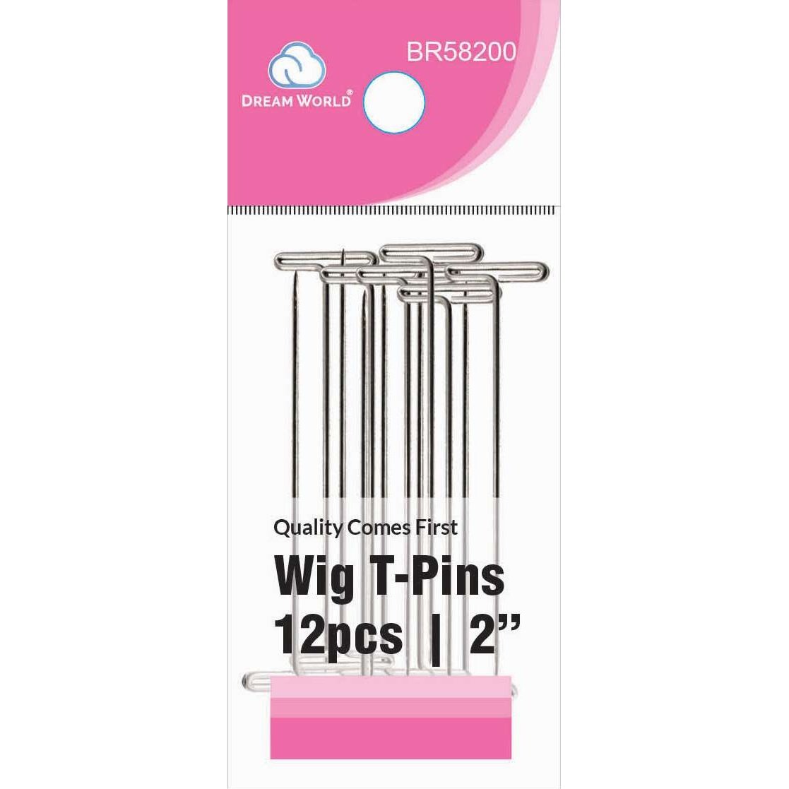Brittny Wig T-Pin 2 12Pk Brittny Wig T-Pin 2 12Pk