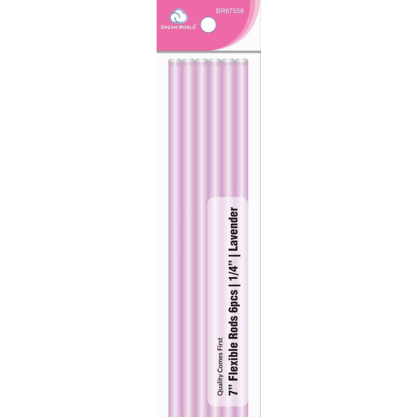 Brittny Rod Flex 7 Lavender 6Ct - 0.25 Brittny Rod Flex 7 Lavender 6Ct - 0.25