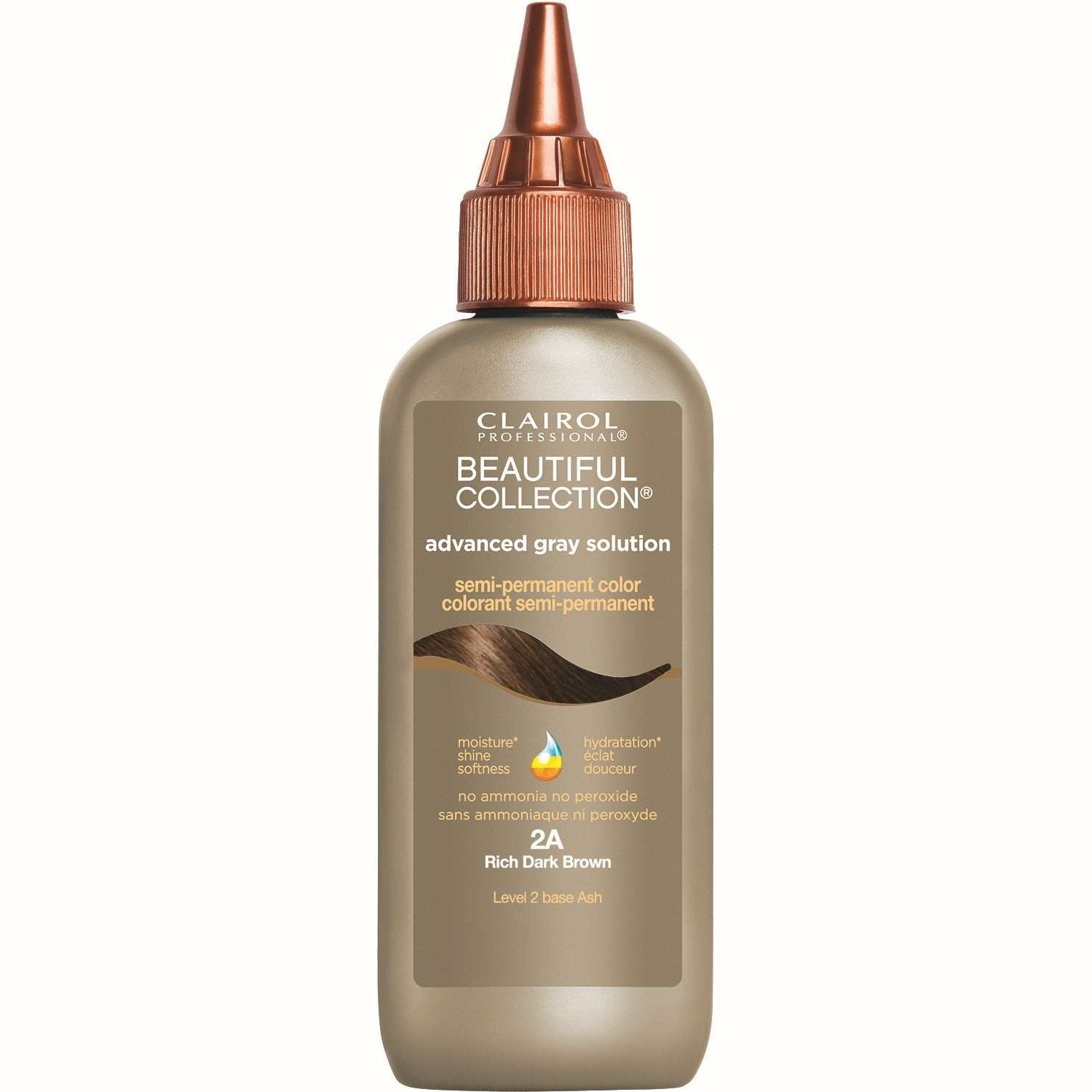 Beautiful Collection Advanced Gray Solution 2A Rich Dark Brown Beautiful Collection Advanced Gray Solution 2A Rich Dark Brown