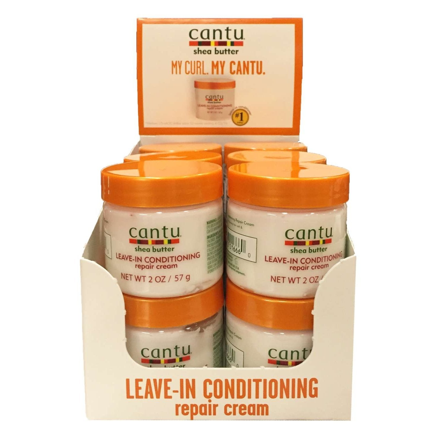 Cantu Shea Butter Leave-In Conditioning Repair Cream 12 Piece Display (2oz) Cantu Shea Butter Leave-In Conditioning Repair Cream 12 Piece Display (2oz)