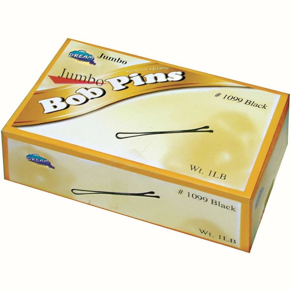 Dream Bobpin Bulk Jumbo 1Lb Black Dream Bobpin Bulk Jumbo 1Lb Black