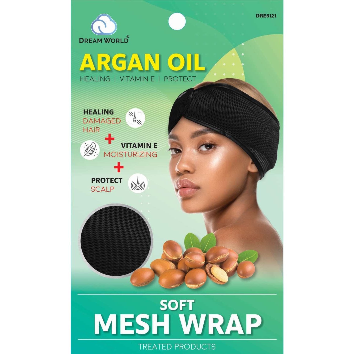 Dream Argan Oil Mesh Wrap Cap Velcro Dream Argan Oil Mesh Wrap Cap Velcro