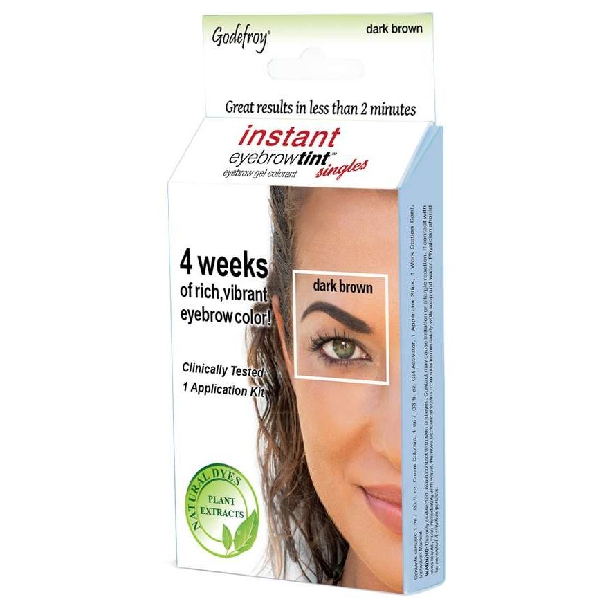Instant Eyebrow Tint Sensitive - Single App Kit - Dark Brown Instant Eyebrow Tint Sensitive - Single App Kit - Dark Brown