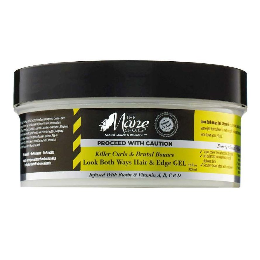 The Mane Choice Caution Killer Curls Look Both Ways Hair Edge Gel The Mane Choice Caution Killer Curls Look Both Ways Hair Edge Gel