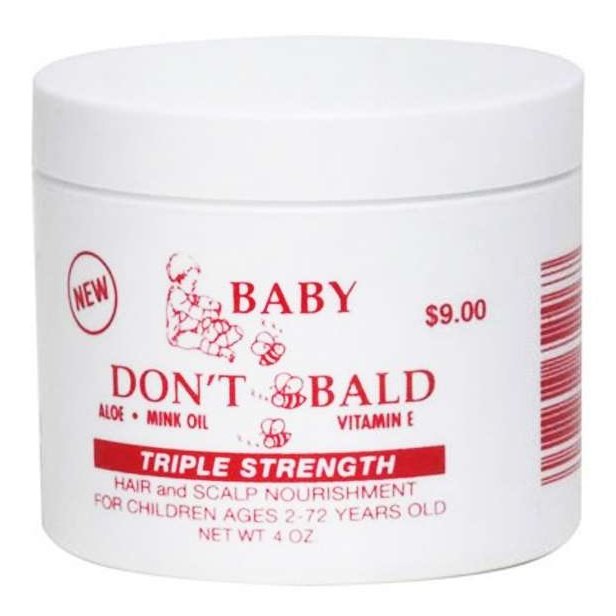 Baby Dont Bee Bald Triple Strenth Red Baby Dont Bee Bald Triple Strenth Red