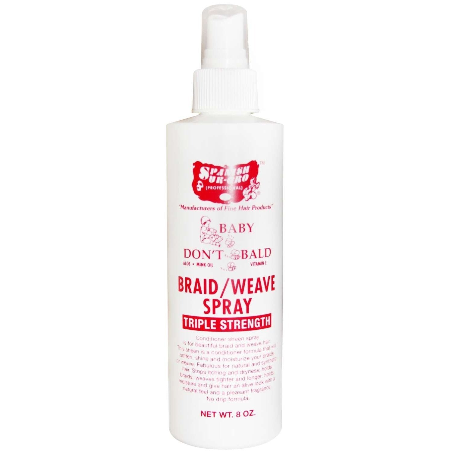 Baby Dont Bee Bald Triple Strenth Spray Baby Dont Bee Bald Triple Strenth Spray