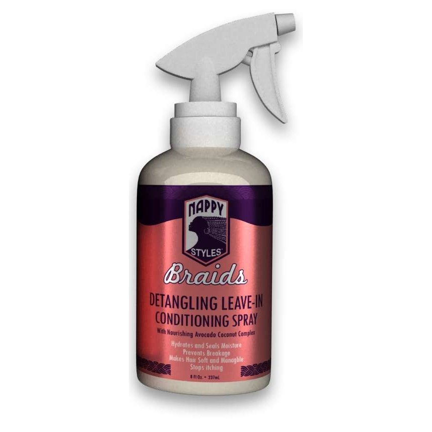 Nappy Styles Braids Detangling Leave-In Conditioning Spray Nappy Styles Braids Detangling Leave-In Conditioning Spray