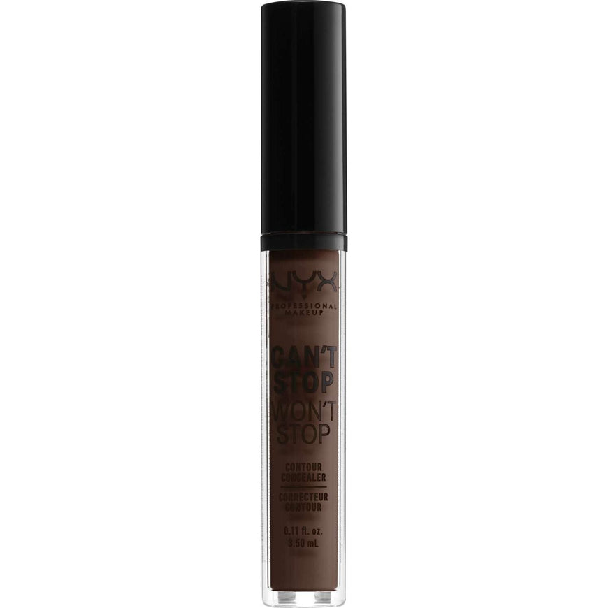 NYX  Cant Stop Wont Stop Contour Concealer 24 - Deep Espresso 0.11 Fl Oz