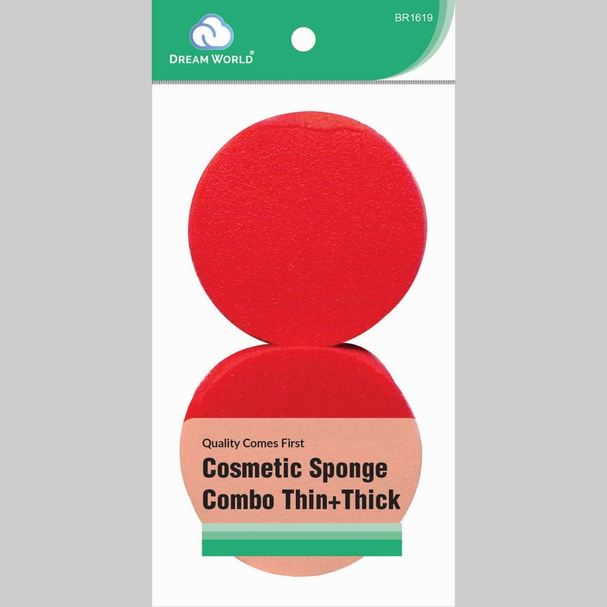 Brittny Cosemtic Sponge Rubber Red 2-Piece Pack