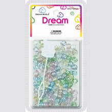 Chloe Bead 2100 Rnd Glitter Clear Assort