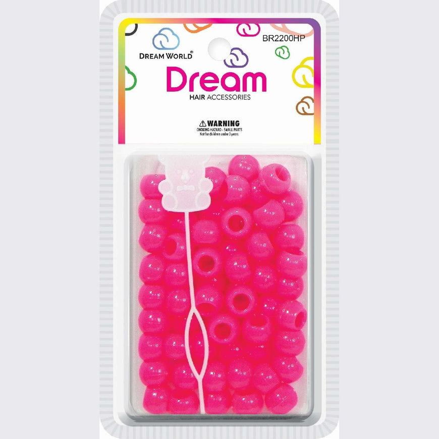Chloe Bead Round Big 60 Hot Pink