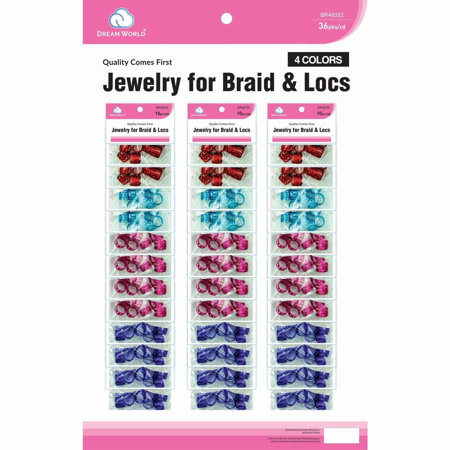 Brittny Jewelry Braids  Locs Asst