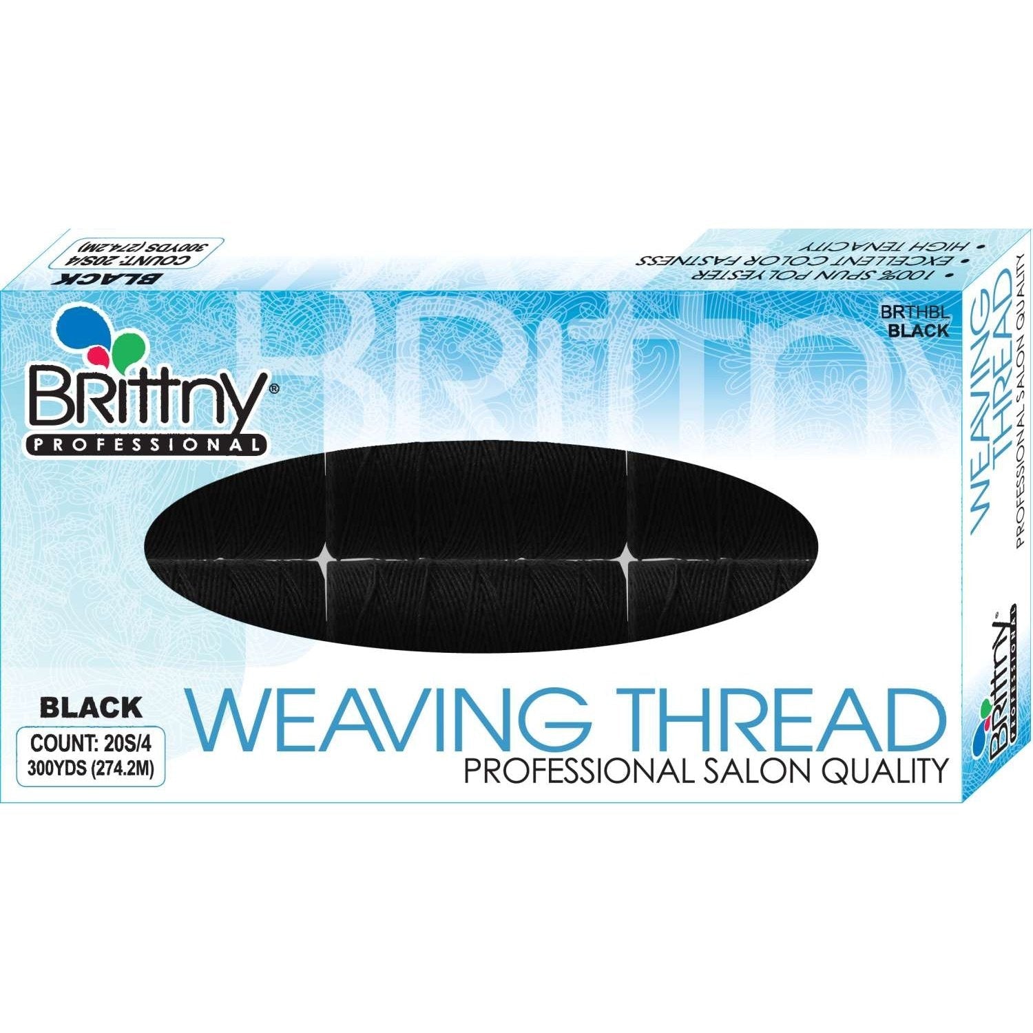 Brittny Weaving Thread 300 Yards  Black