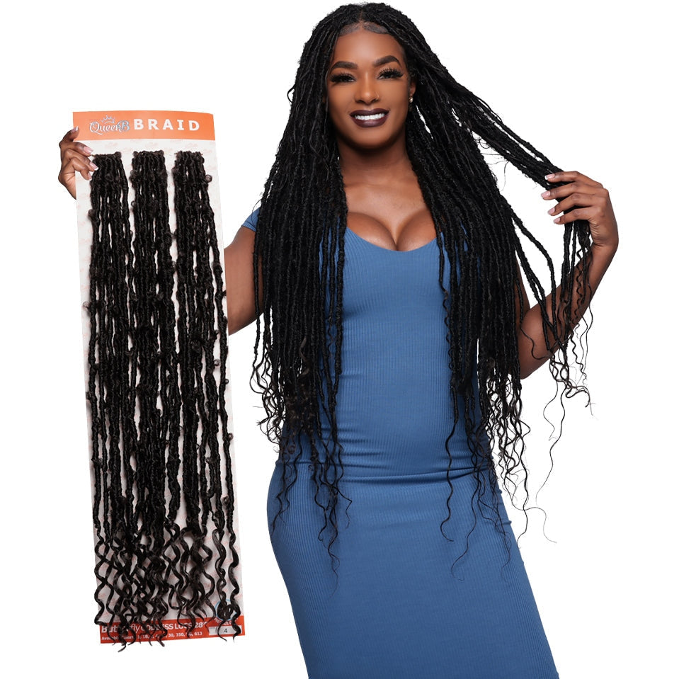 Synthetic Queen B 3X Butterfly Lcos 18Inch Color 613