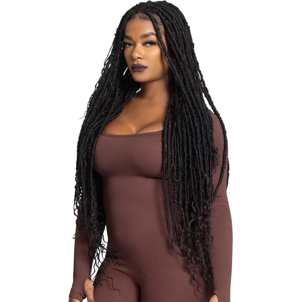 Urban Beauty Queen B Braid Synthetic Butterfly Goddess Locs 3X Value Pack 28 Inch Color 27